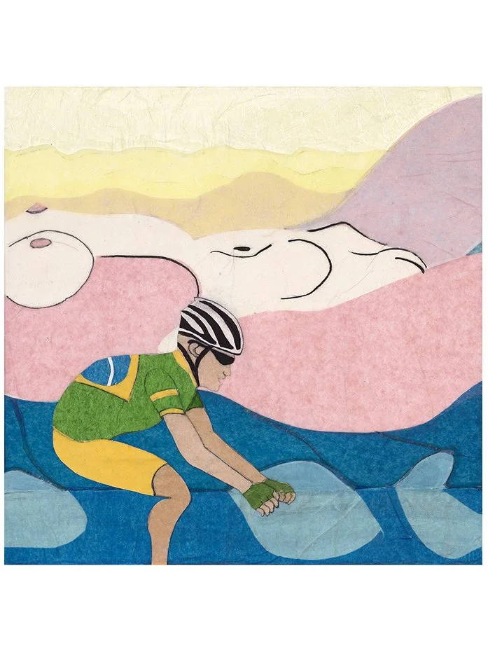 Becky's Brazilian — DUG Art: Cycling Art by Doug Dale